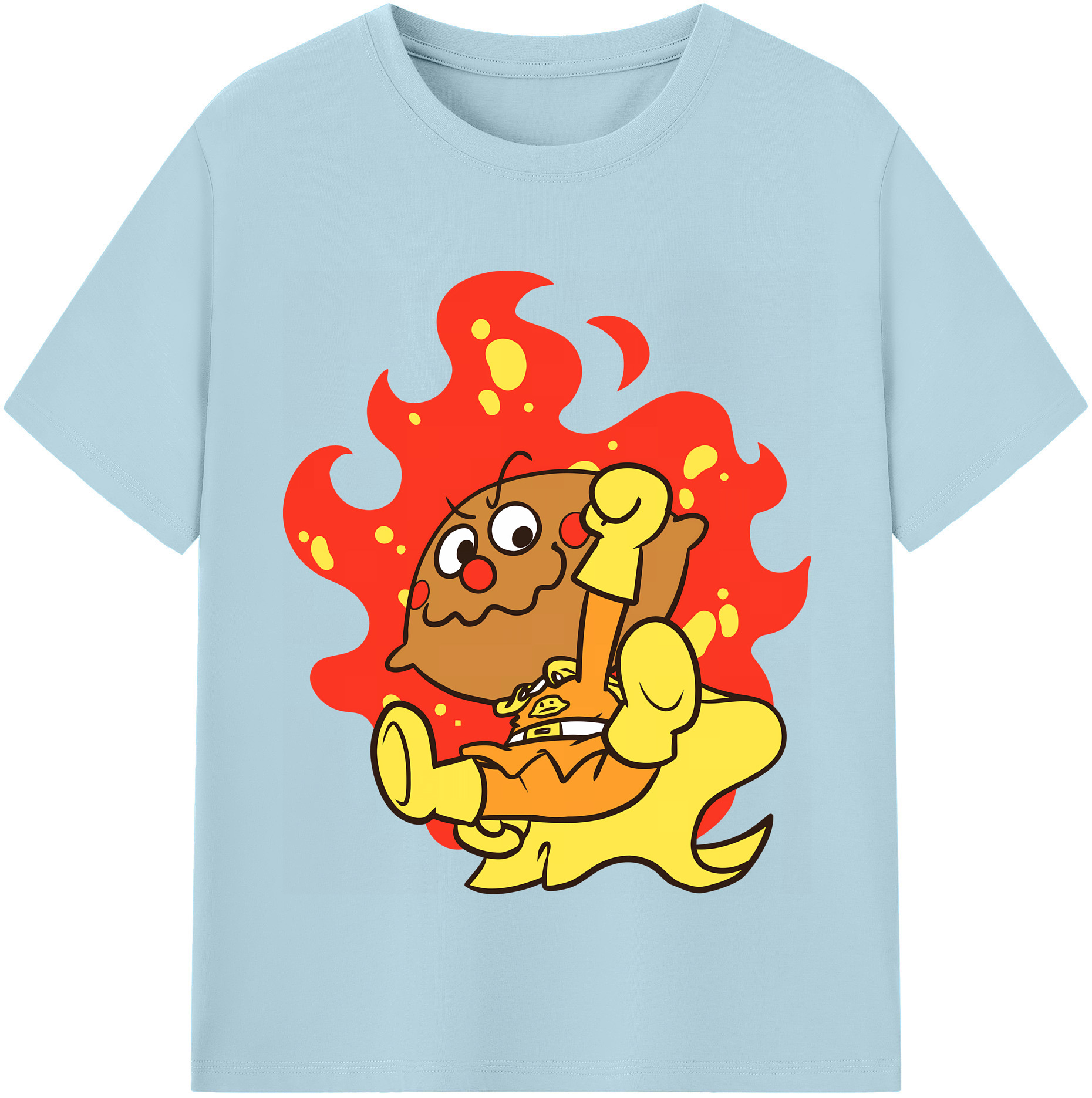 （画像用） アンパンマン Anpanman 綿100％半袖Tシャツ（フロントプリント）